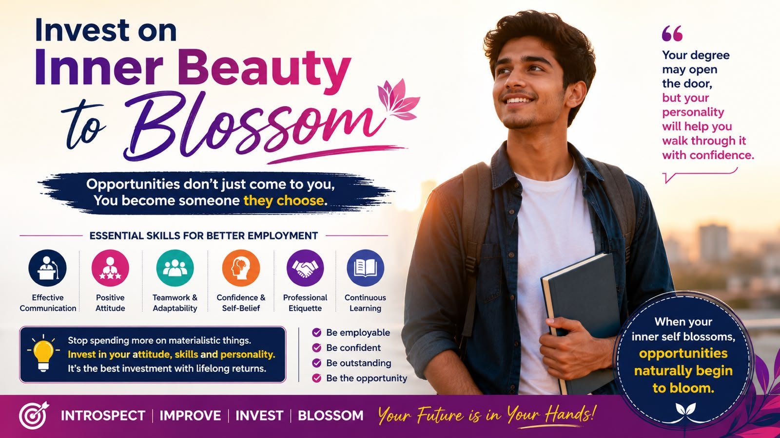 Invest on Inner Beauty to Blossom